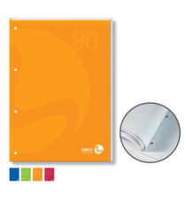 Blocco notes BM90 - A4 - collato lato lungo - quadretti 5mm - 50fg - 90gr - 4fori - copertina 250gr - BM Blocco notes BM90 - A4 - collato lato lungo - quadretti 5mm - 50fg - 90gr - 4fori - copertina 250gr - BM