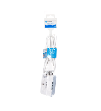 Multipresa ciabatta a 3 posti 16A Cavo 1,5mt  3G1.0mm bianca e grigia presa:16A 250V 1-WAY P40(SHORT) 2-WAY P17/P11 Multipresa ciabatta a 3 posti 16A Cavo 1,5mt  3G1.0mm bianca e grigia presa:16A 250V 1-WAY P40(SHORT) 2-WAY P17/P11