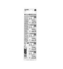 Batteria a bottone CR1025 3V 5pz al Litio - alta qualità, di grande durata - Dimensioni: L10xW10xH2.5mm