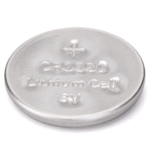 Batteria a bottone CR1220 3V 5pz al Litio - alta qualità, di grande durata - Dimensioni: L12.5xW12.5xH2.0mm