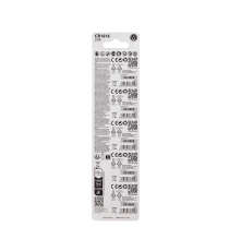 Batteria a bottone CR1616 3V 5pz al Litio - alta qualità, di grande durata - Dimensioni: L16xW16xH1.6mm