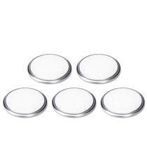 Batteria a bottone CR2016 3V 5pz al Litio - alta qualità, di grande durata - Dimensioni: L20xW20xH1.6mm