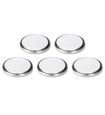 Batteria a bottone CR2430 3V 5pz al Litio - alta qualità, di grande durata - Dimensioni: L24.5xW24.5xH3.0mm