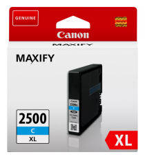 Canon PGI-2500XLC ciano 9265B001AA alta capcità cartuccia originale per Canon iB4050 MB5050 MB5350 PGI2500XL 2.100 pagine Canon PGI-2500XLC ciano 9265B001AA alta capcità cartuccia originale per Canon iB4050 MB5050 MB5350 PGI2500XL 2.100 pagine