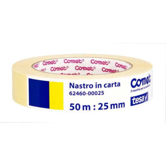 Nastro adesivo in carta Comet® Mascheratura 25 mm x 50 m - 62460-00025-00