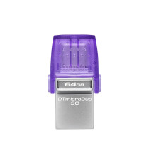 Pendrive 64GB Kingston DTDUO3CG3/64GB microduo USB 3.2 doppia interfaccia con porta USB-TYPE A e USB Type-C 200 MB/s Pendrive 64GB Kingston DTDUO3CG3/64GB microduo USB 3.2 doppia interfaccia con porta USB-TYPE A e USB Type-C 200 MB/s