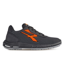 Calzatura di sicurezza Taurus Plus S3 CI SRC - pelle idrorepellente - taglia 43 - nero/arancione - U-Power Calzatura di sicurezza Taurus Plus S3 CI SRC - pelle idrorepellente - taglia 43 - nero/arancione - U-Power