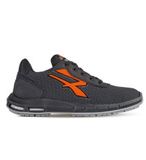 Calzatura di sicurezza Taurus Plus S3 CI SRC - pelle idrorepellente - taglia 43 - nero/arancione - U-Power Calzatura di sicurezza Taurus Plus S3 CI SRC - pelle idrorepellente - taglia 43 - nero/arancione - U-Power