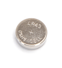 Batteria a bottone LR43 AG12 4pz 1.5V - alta qualità, di grande durata - Dimensioni: L11.6xW11.6xH4.2mm