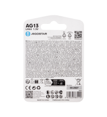 Batteria a bottone LR44 AG13 4pz 1.5V - alta qualità, di grande durata - Dimensioni: L11.6xW11.6xH5.4mm