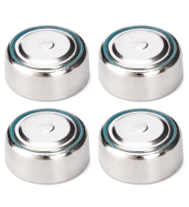 Batteria a bottone LR44 AG13 4pz 1.5V - alta qualità, di grande durata - Dimensioni: L11.6xW11.6xH5.4mm