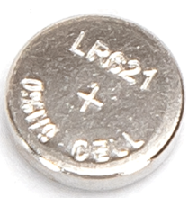 Batteria a bottone LR621 AG1 4pz 1.5V - alta qualità, di grande durata - Dimensioni: L6.8xW6.8xH2.15mm