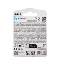 Batteria a bottone LR920 AG6 LR921 4pz 1.5V - alta qualità, di grande durata - Dimensioni: L9.5xW9.5xH2.1mm