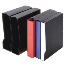 Custodia per raccoglitore 100 - 22 x 30 cm - dorso 13,5 cm - A4 - nero - Sei Rota Custodia per raccoglitore 100 - 22 x 30 cm - dorso 13,5 cm - A4 - nero - Sei Rota