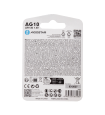 Batteria a bottone LR54 AG10 LR1130 4pz 1.5V - alta qualità, di grande durata - Dimensioni: L11.6xW11.6xH3.17mm Batteria a bottone LR54 AG10 LR1130 4pz 1.5V - alta qualità, di grande durata - Dimensioni: L11.6xW11.6xH3.17mm