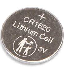 Batteria a bottone CR1620 3V 5pz al Litio - alta qualità, di grande durata - Dimensioni: L16xW16xH2.0mm