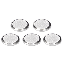 Batteria a bottone CR1620 3V 5pz al Litio - alta qualità, di grande durata - Dimensioni: L16xW16xH2.0mm