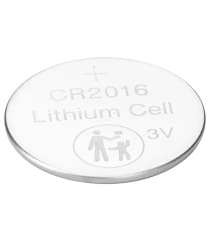 Batteria a bottone CR2016 3V 2pz al Litio - alta qualità, di grande durata - Dimensioni: L20xW20xH1.6mm