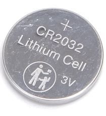 Batteria a bottone CR2032 3V 5pz al Litio - alta qualità, di grande durata - Dimensioni: L20xW20xH3.2mm