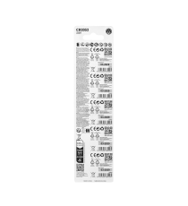 Batteria a bottone CR2032 3V 5pz al Litio - alta qualità, di grande durata - Dimensioni: L20xW20xH3.2mm