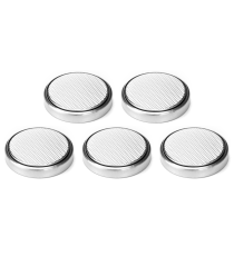Batteria a bottone CR2450 3V 5pz al Litio - alta qualità, di grande durata - Dimensioni: L24.5xW24.5xH5.0mm