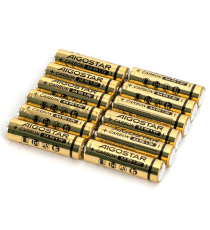 Batteria zinco-carbone stilo AA LR6 1.5V 12pz alta qualità, di grande durata - Senza mercurio e rispettoso dell'ambiente Batteria zinco-carbone stilo AA LR6 1.5V 12pz alta qualità, di grande durata - Senza mercurio e rispettoso dell'ambiente