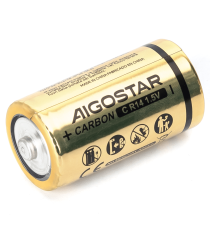 Batteria zinco-carbone mezza torcia R14 MN1400 C 1.5V 2pz alta qualità, di grande durata - Senza mercurio