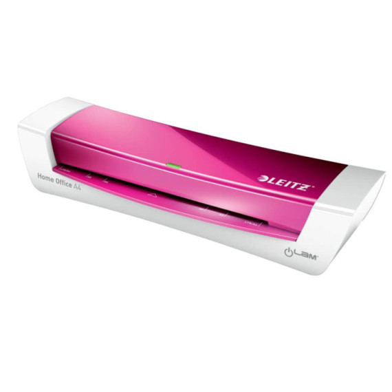 Plastificatrice a caldo compatta a 2 rulli Leitz iLam Home Office A4 fucsia 73680023