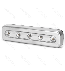 Luce led per armadio 17,8cm 35lm luce calda 3000K, 0.23W, on/off tramite pressione sulla luce, funzionamento a batteria! Luce led per armadio 17,8cm 35lm luce calda 3000K, 0.23W, on/off tramite pressione sulla luce, funzionamento a batteria!