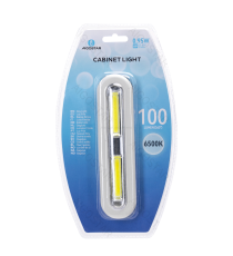 Luce led per armadio 17,8cm 100lm luce fredda 6500K, 0.95W, on/off tramite pressione sulla luce, funzionamento a batteria! Luce led per armadio 17,8cm 100lm luce fredda 6500K, 0.95W, on/off tramite pressione sulla luce, funzionamento a batteria!