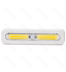 Luce led per armadio con sensore 17,8cm 80lm luce fredda 6500K, 0.85W, on/off automatico tramite sensore,rilevamento fino a 5mt Luce led per armadio con sensore 17,8cm 80lm luce fredda 6500K, 0.85W, on/off automatico tramite sensore,rilevamento fino a 5mt