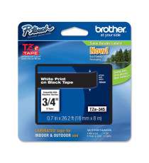 Brother - Nastro -  Bianco/Nero - TZE345 - 18mm x 8mt