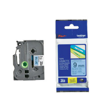 Brother - Nastro -  Nero/Blu - TZE521 - 9mm x 8mt Brother - Nastro -  Nero/Blu - TZE521 - 9mm x 8mt