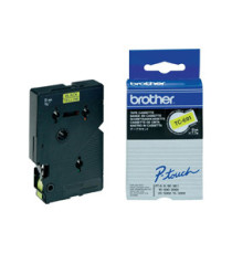 Brother - Nastro -  Nero/Giallo - TC691 - 9mm x7,7mt Brother - Nastro -  Nero/Giallo - TC691 - 9mm x7,7mt