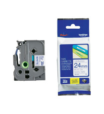 Brother - Nastro - Blu/Bianco - TZE252 - 24mm x 8mt Brother - Nastro - Blu/Bianco - TZE252 - 24mm x 8mt