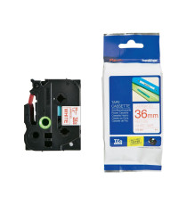 Brother - Nastro - Rosso/Bianco - TZE262 - 36mm x 8mt Brother - Nastro - Rosso/Bianco - TZE262 - 36mm x 8mt