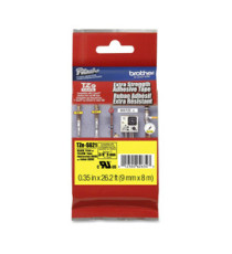 Brother - Nastro con adesivo resistente - Nero/Giallo - TZES621 - 9mm x 8mt Brother - Nastro con adesivo resistente - Nero/Giallo - TZES621 - 9mm x 8mt