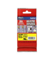 Brother - Nastro con adesivo resistente - Nero/Giallo - TZES641 - 18mm x 8mt Brother - Nastro con adesivo resistente - Nero/Giallo - TZES641 - 18mm x 8mt