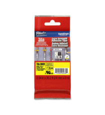 Brother - Nastro con adesivo resistente - Nero/Giallo - TZES651 - 24mm x 8mt Brother - Nastro con adesivo resistente - Nero/Giallo - TZES651 - 24mm x 8mt