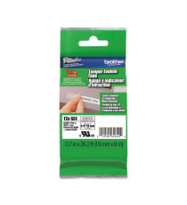 Brother - Nastro di sicurezza - bero/Bianco - TZES4 - 18mm x 8mt Brother - Nastro di sicurezza - bero/Bianco - TZES4 - 18mm x 8mt