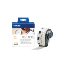 Brother - Rotolo 1000 Etichette circolari adesive diam. 24 mm - DK-11218 Brother - Rotolo 1000 Etichette circolari adesive diam. 24 mm - DK-11218