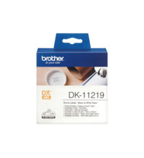 Brother - Rotolo 1200 Etichette circolari adesive diametro 12mm - DK-11219 Brother - Rotolo 1200 Etichette circolari adesive diametro 12mm - DK-11219