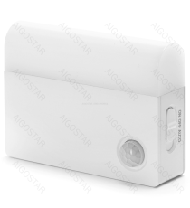 Luce led per armadio con sensore 40lm luce calda 3000K, 0.5W, on/off automatico tramite sensore + pulsante ,rilevamento a 3mt