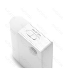 Luce led per armadio con sensore 40lm luce calda 3000K, 0.5W, on/off automatico tramite sensore + pulsante ,rilevamento a 3mt