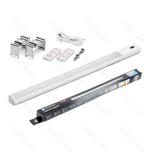 Lampada led per armadio con sensore 3W 210lm luce fredda 5700k con ricarica USB, Dimensioni L300xW24xH15 mm mm,on/off automatico Lampada led per armadio con sensore 3W 210lm luce fredda 5700k con ricarica USB, Dimensioni L300xW24xH15 mm mm,on/off automatico