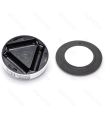 Luce notturna tonda con sensore di movimento 30 lumen, luce fredda 6500K, 0.44W, a batteria, Distanza di rilevamento 2-5mt