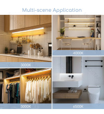 Tubo LED T5 4w,480 lumen,luce naturale 4000K,lampada batten light misura L313xW22xH30 mm mm Equivalenza incandescente: 41W