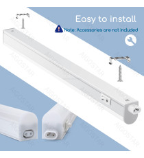 Tubo LED T5 4w,480 lumen,luce fredda 6500K,lampada batten light misura L313xW22xH30mm Equivalenza incandescente: 41W