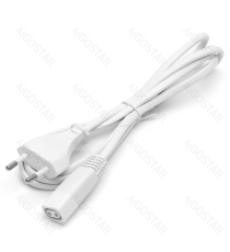 Cavo di alimentazione per tubo LED 1,5m per T5 e per la serie a luce continua per batten light, spina: 2.5A/250V Cavo di alimentazione per tubo LED 1,5m per T5 e per la serie a luce continua per batten light, spina: 2.5A/250V
