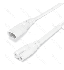 Cavo di collegamento per batten light T5 tubo led, Lunghezza del cavo: 30cm, Voltaggio: 220-240V, Intensità corrente: Max.2.5A Cavo di collegamento per batten light T5 tubo led, Lunghezza del cavo: 30cm, Voltaggio: 220-240V, Intensità corrente: Max.2.5A
